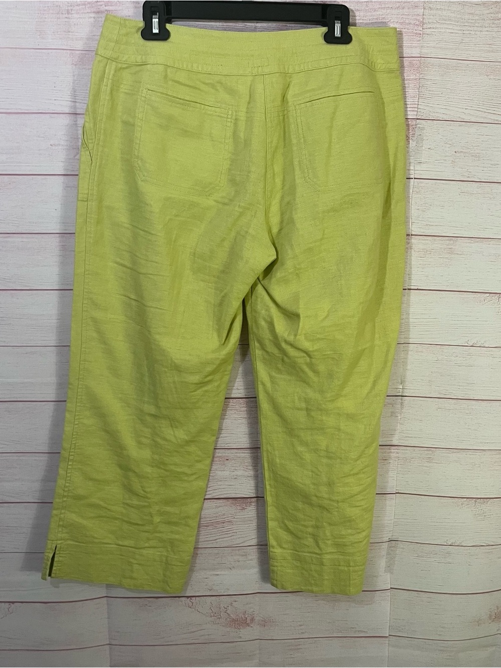 Sigrid Olsen 2 Piece Linen Cotton Blend Cropped Pant Set Size 10 - Picture 15 of 16